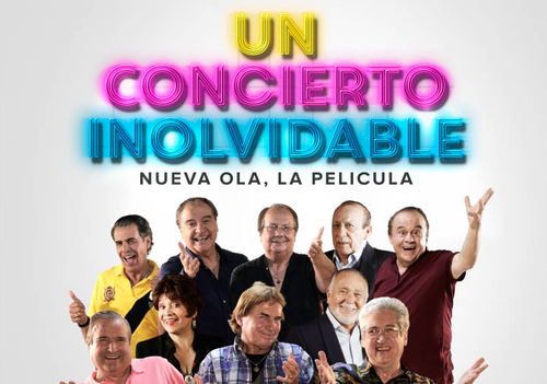 Afiche del evento "Un concierto inolvidable: Nueva Ola, la película en Villa Alemana"