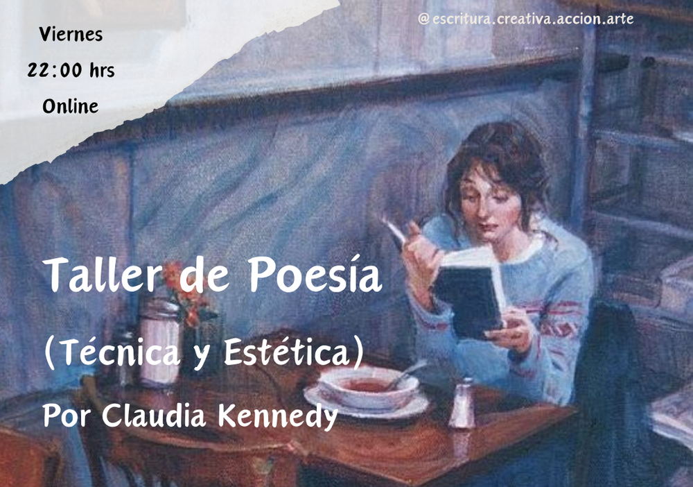 Afiche del evento "Taller de Poesía"