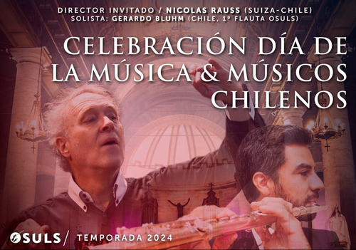 Afiche del evento "VIII Concierto Temp/24 - Celebración Mes de la Música y los Músicos Chilenos"