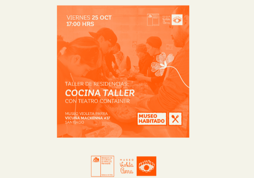 Afiche del evento "Taller de Residencias: Cocina Taller"