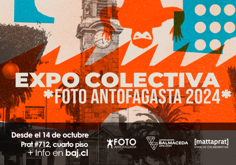 Afiche del evento "Expo Colectiva Foto Antofagasta 2024"