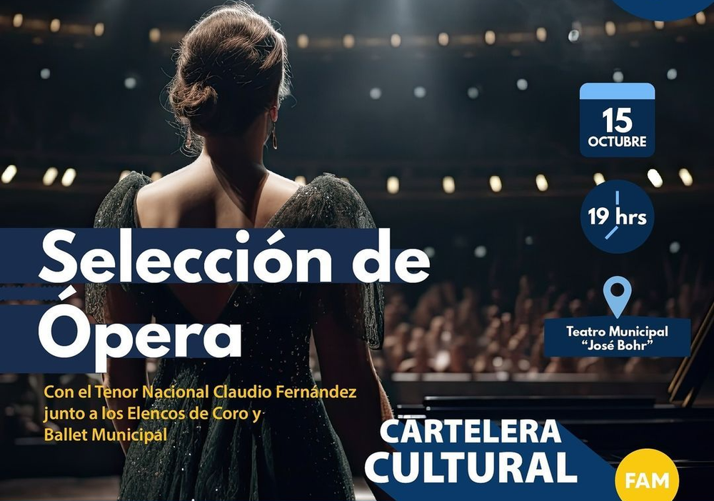 Afiche del evento "Concierto Selección de Ópera"