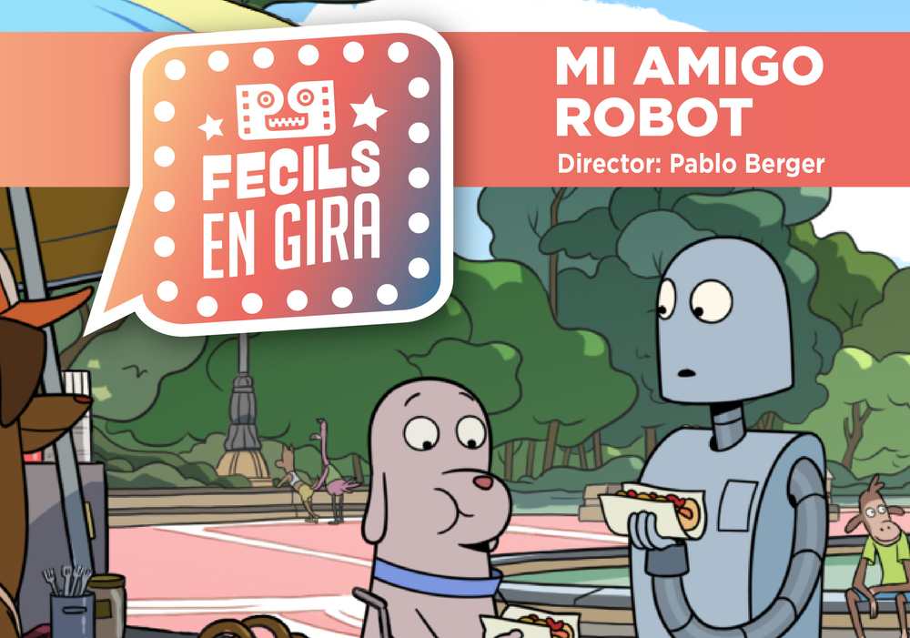 Afiche del evento "FECILS en gira: Exhibición de "Mi Amigo Robot" en La Higuera"