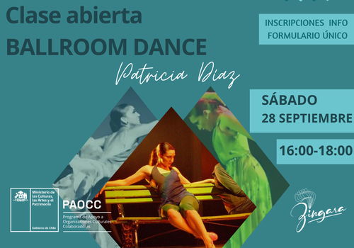 Afiche del evento "Taller de Ballroom Dance"