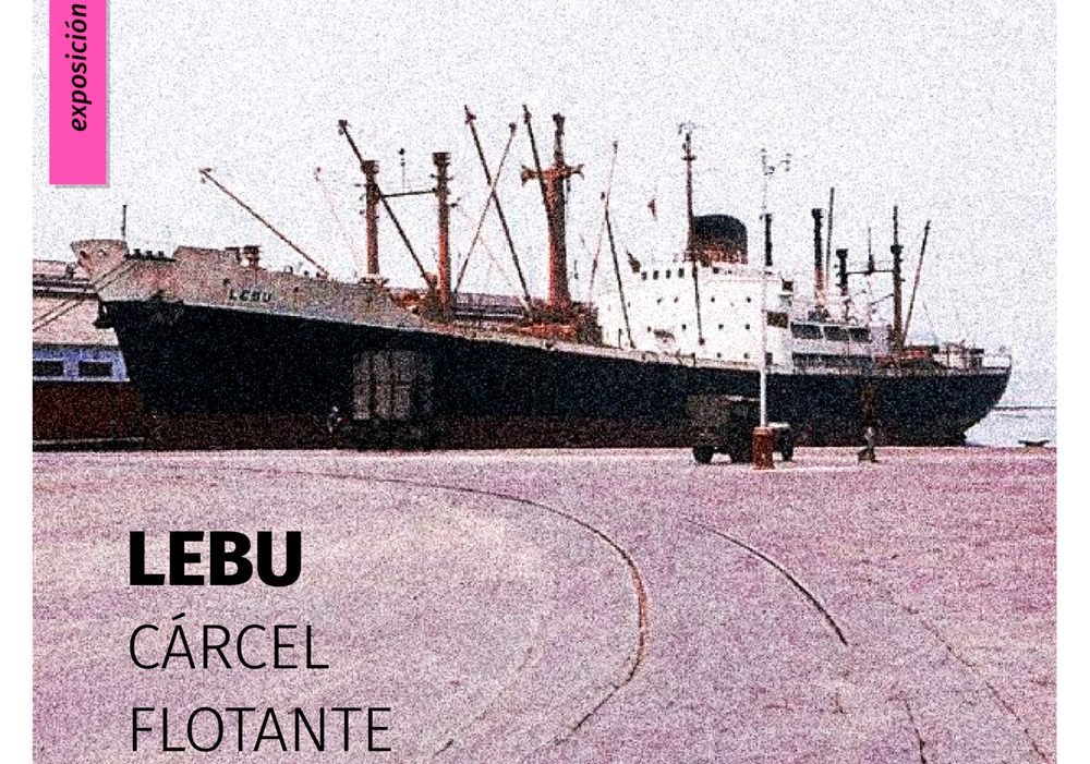 Afiche del evento "Exposición "Lebu, cárcel flotante""